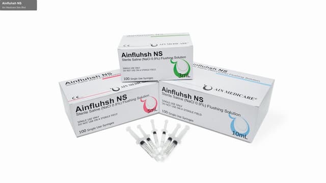 Ain Medicare Sdn Bhd sell "Ainfluhsh NS"