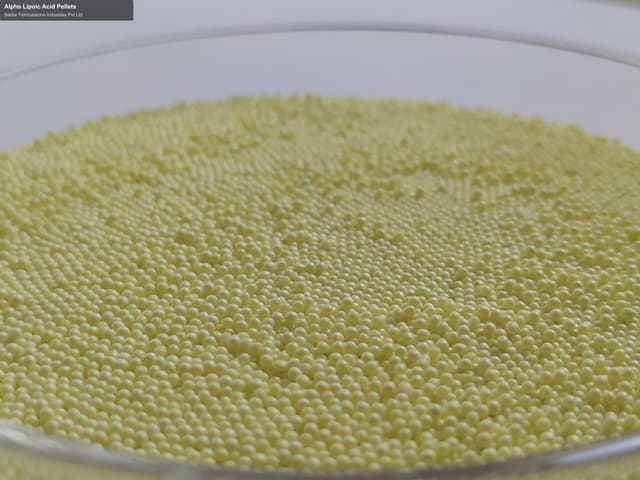 Stellar Formulations Industries Pvt Ltd sell "Alpha Lipoic Acid Pellets"