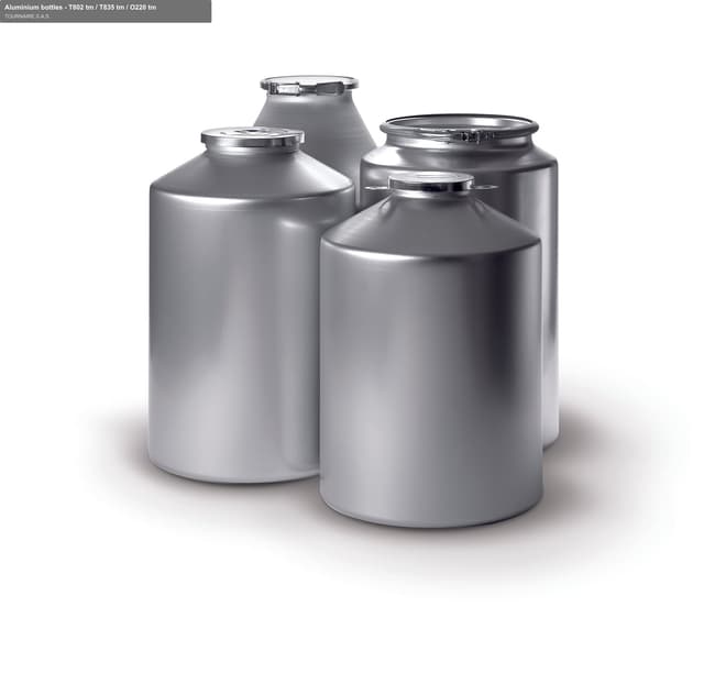 TOURNAIRE S.A.S sell "Aluminium bottles - T802 tm / T835 tm / O220 tm"
