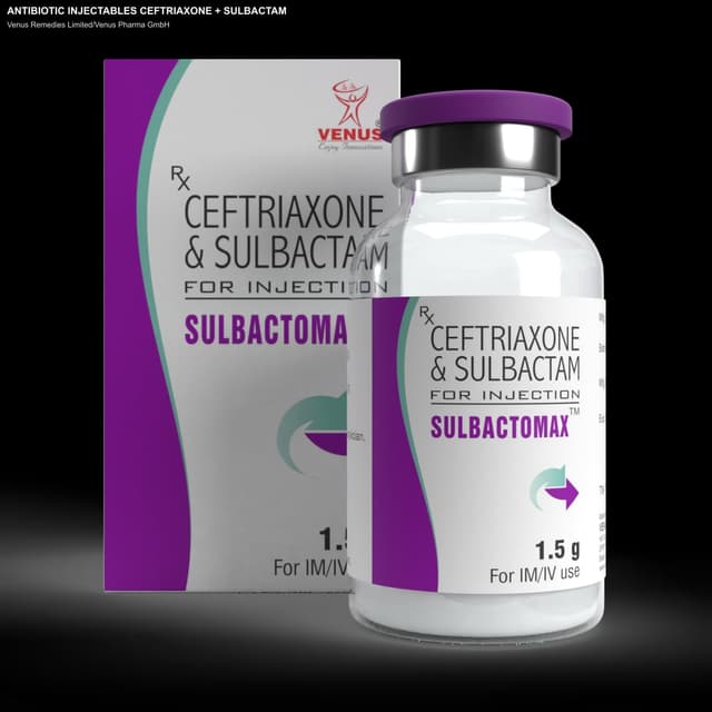 Venus Remedies Limited/Venus Pharma GmbH sell "ANTIBIOTIC INJECTABLES CEFTRIAXONE + SULBACTAM"