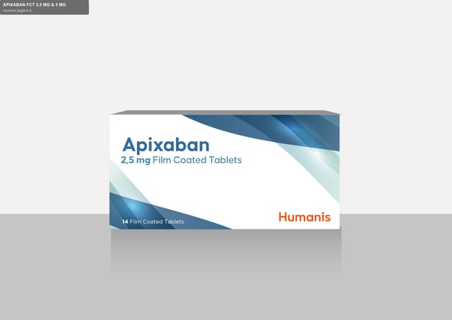 Humanis Saglik A.S. sell "APIXABAN FCT 2,5 MG & 5 MG"