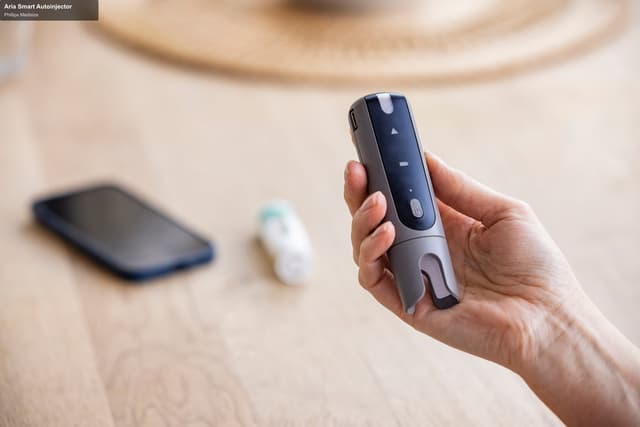 Phillips Medisize sell "Aria Smart Autoinjector"