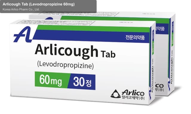 Korea Arlico Pharm Co., Ltd. sell "Arlicough Tab (Levodropropizine 60mg)"