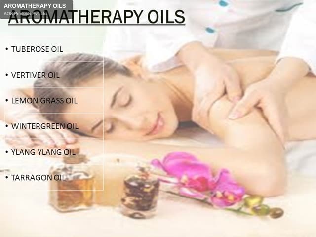 AOS Products Pvt. Ltd. sell "AROMATHERAPY OILS"