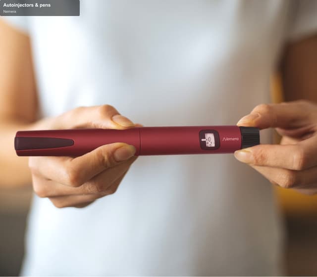 Nemera sell "Autoinjectors & pens"