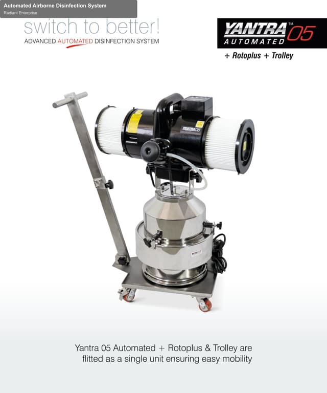 Radiant Enterprise sell "Automated Airborne Disinfection System"