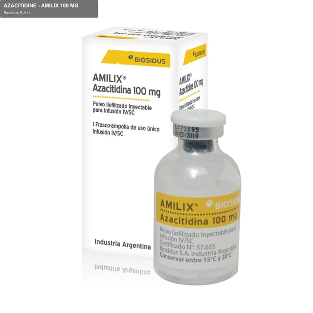Biosidus S.A.U. sell "AZACITIDINE - AMILIX 100 MG"