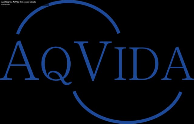 AqVida GmbH sell "Azathioprine AqVida film-coated tablets"