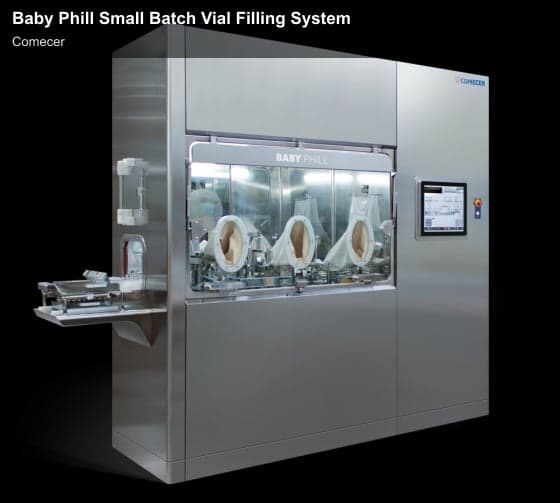 Comecer sell "Baby Phill Small Batch Vial Filling System"