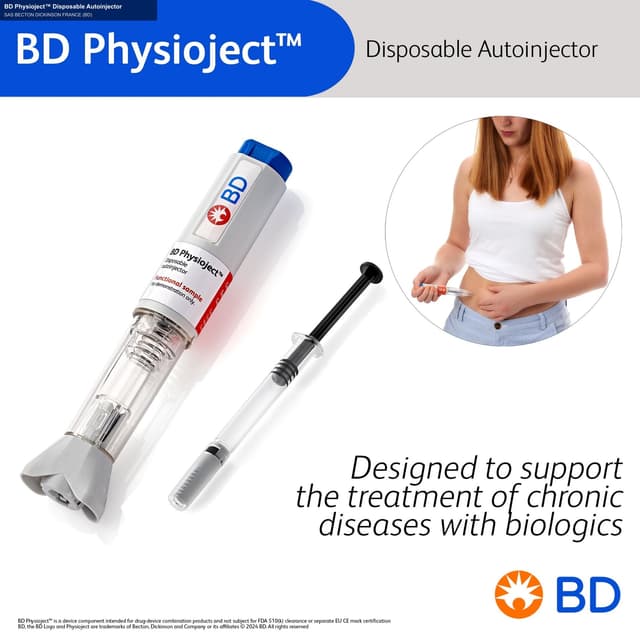 SAS BECTON DICKINSON FRANCE (BD) sell "BD Physioject™ Disposable Autoinjector"
