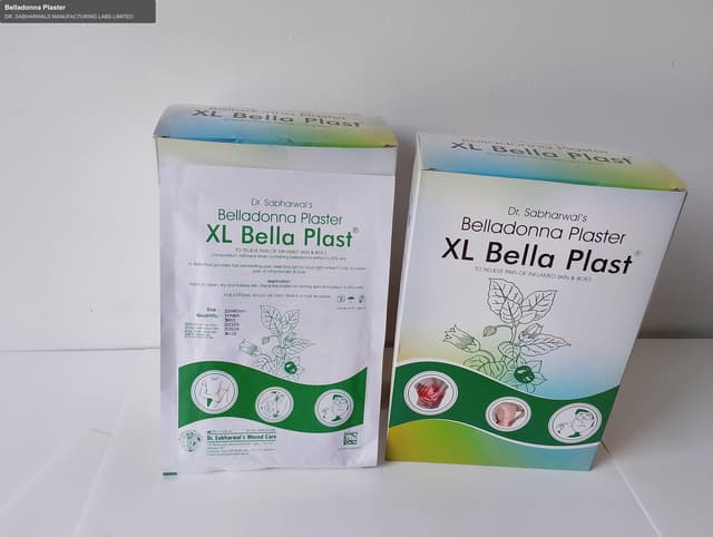 DR. SABHARWALS MANUFACTURING LABS LIMITED sell "Belladonna Plaster"