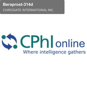 CHIROGATE INTERNATIONAL INC sell "Beraprost-314d"