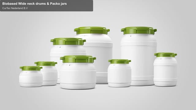 CurTec Nederland B.V sell "Biobased Wide neck drums & Packo jars"