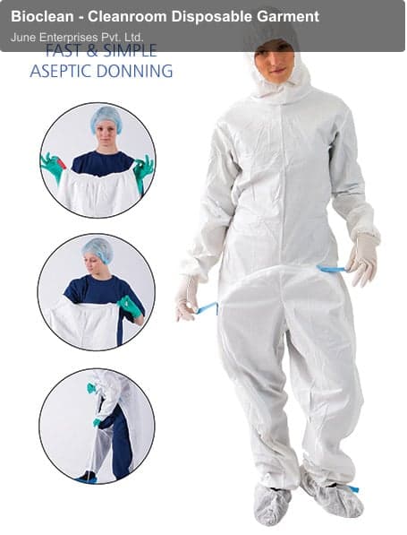 June Enterprises Pvt. Ltd. sell "Bioclean - Cleanroom Disposable Garment"