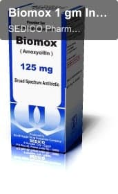 SEDICO Pharmaceutical Company sell "Biomox 1 gm Injection"