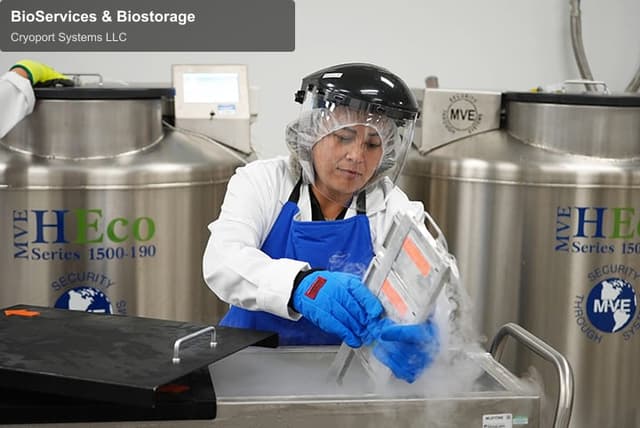 Cryoport Systems LLC sell "BioServices & Biostorage"