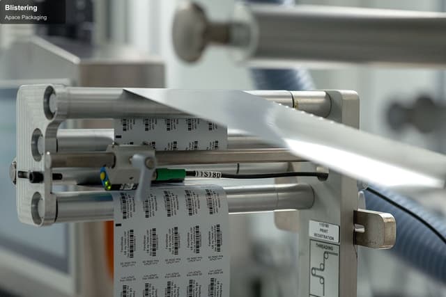 Apace Packaging sell "Blistering"