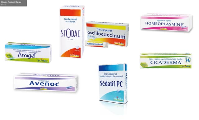 BOTTU sell "Boiron Product Range"