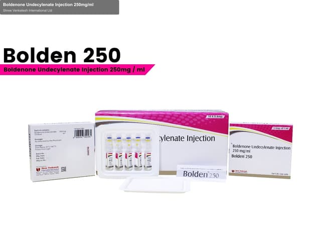 Shree Venkatesh International Ltd sell "Boldenone Undecylenate Injection 250mg/ml"