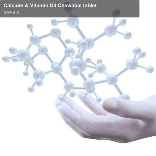 GAP S.A. sell "Calcium & Vitamin D3 Chewable tablet"