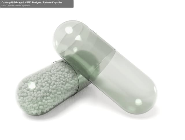 Lonza Capsules & Health Ingredients sell "Capsugel® DRcaps® HPMC Designed Release Capsules"