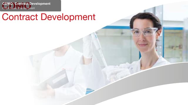 EVER Neuro Pharma GmbH sell "CDMO: Contract Development"