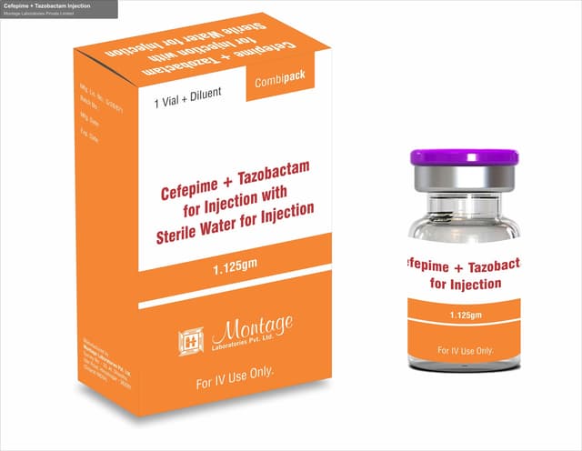 Montage Laboratories Private Limited sell "Cefepime + Tazobactam Injection"