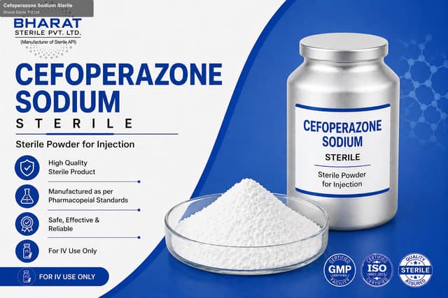 Bharat Sterile Pvt Ltd sell "Cefoperazone Sodium Sterile"