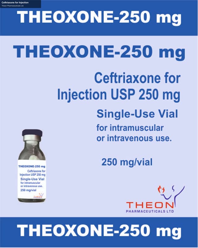 Theon Pharmaceuticals Ltd. sell "Ceftriaxone for Injection"