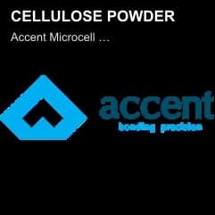 Accent Microcell Limited sell "CELLULOSE POWDER"