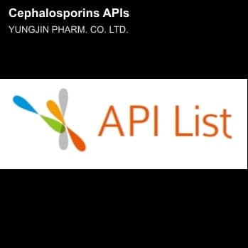 YUNGJIN PHARM. CO. LTD. sell "Cephalosporins APIs"