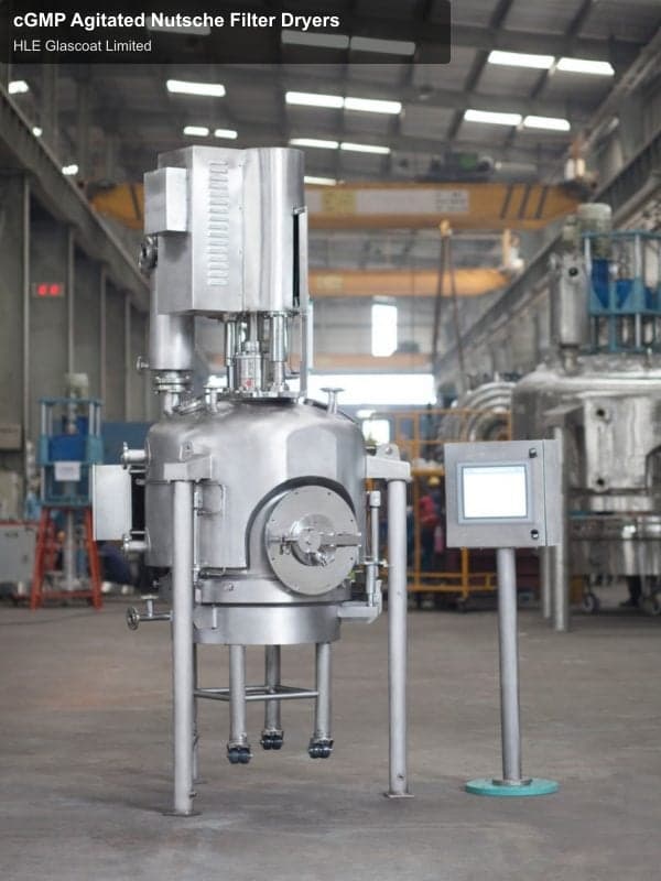 HLE Glascoat Limited sell "cGMP Agitated Nutsche Filter Dryers"