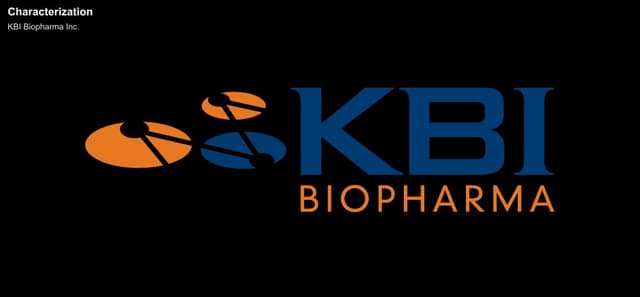 KBI Biopharma Inc. sell "Characterization"