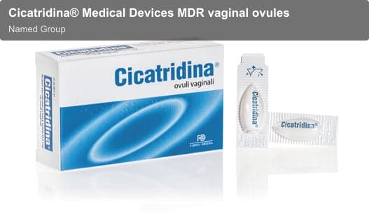 Named Group sell "Cicatridina® Medical Devices MDR vaginal ovules"