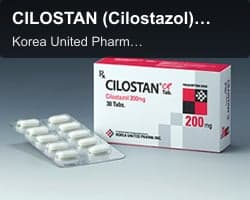 Korea United Pharm. Inc. sell "CILOSTAN (Cilostazol) CR Tab."
