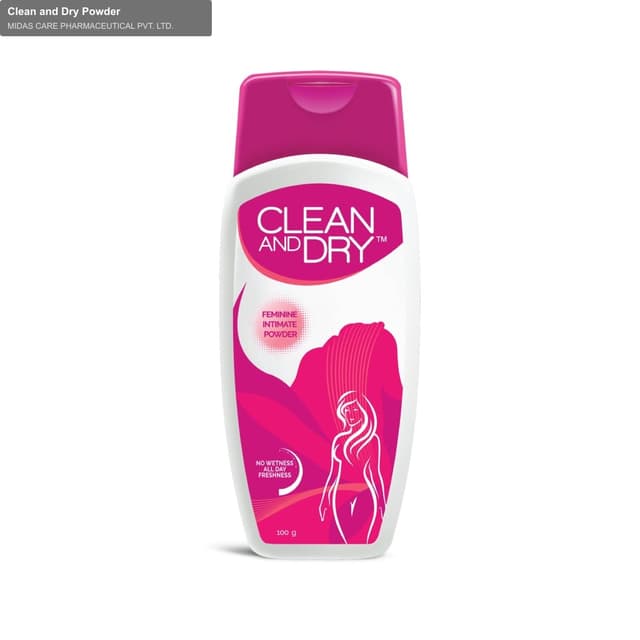 MIDAS CARE PHARMACEUTICAL PVT. LTD. sell "Clean and Dry Powder"