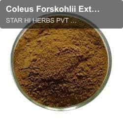 STAR HI HERBS PVT LTD sell "Coleus Forskohlii Extract"