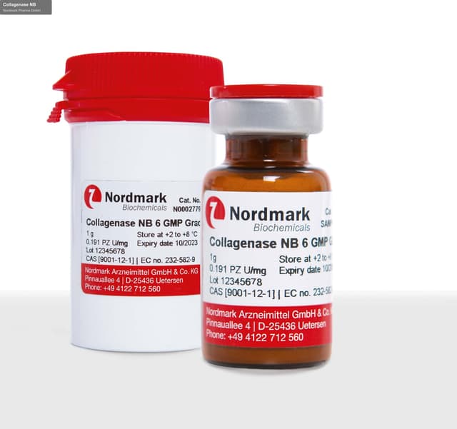Nordmark Pharma GmbH sell "Collagenase NB"