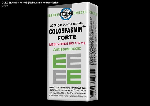 EIPICO sell "COLOSPASMIN Forte® (Mebeverine Hydrochloride)"