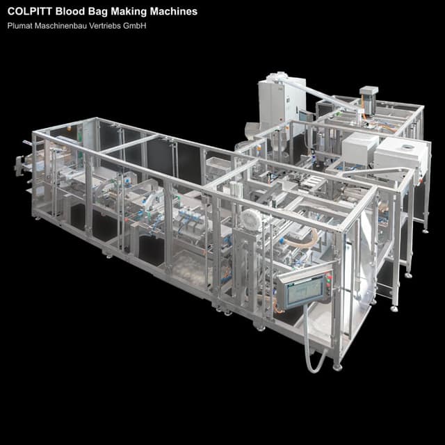 Plumat Maschinenbau Vertriebs GmbH sell "COLPITT Blood Bag Making Machines"