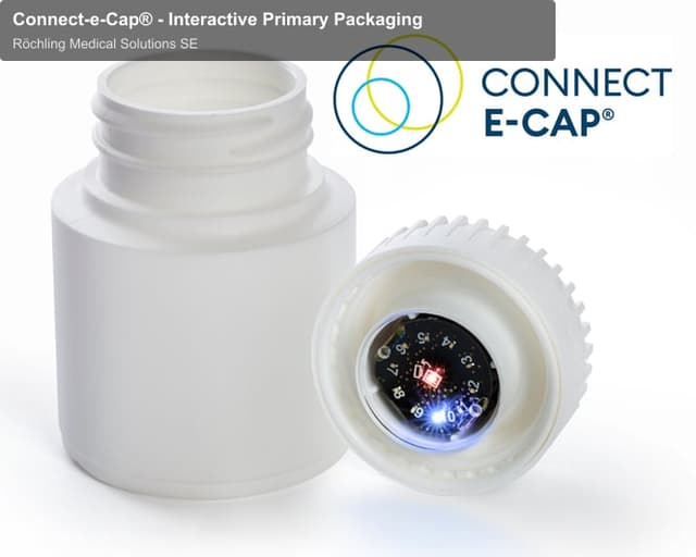 Röchling Medical Solutions SE sell "Connect-e-Cap® - Interactive Primary Packaging"
