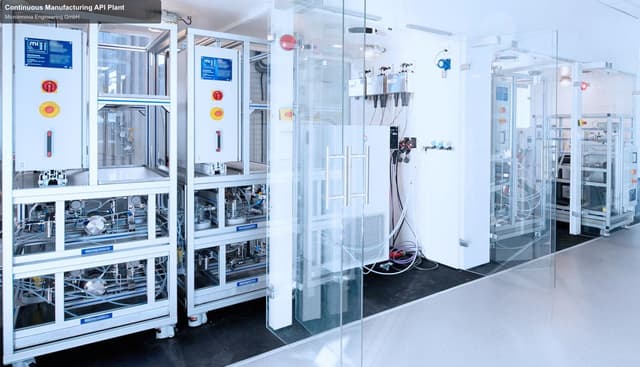 Microinnova Engineering GmbH sell "Continuous Manufacturing API Plant"