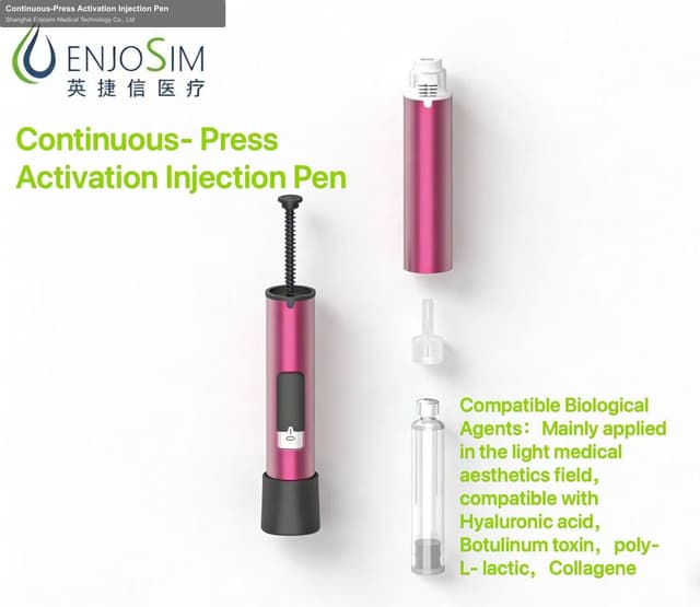 Shanghai Enjosim Medical Technology Co., Ltd sell "Continuous-Press Activation Injection Pen"
