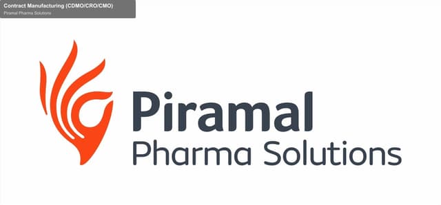 Piramal Pharma Solutions sell "Contract Manufacturing (CDMO/CRO/CMO)"