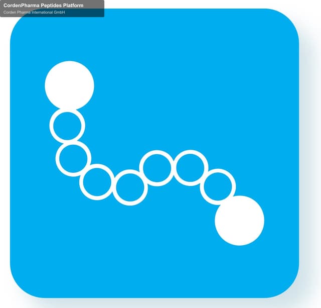 Corden Pharma International GmbH sell "CordenPharma Peptides Platform"