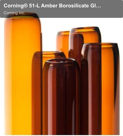 Corning Inc. sell "Corning® 51-L Amber Borosilicate Glass Tubing"