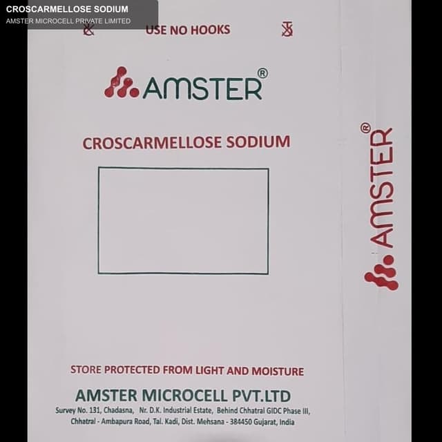 AMSTER MICROCELL PRIVATE LIMITED sell "CROSCARMELLOSE SODIUM"