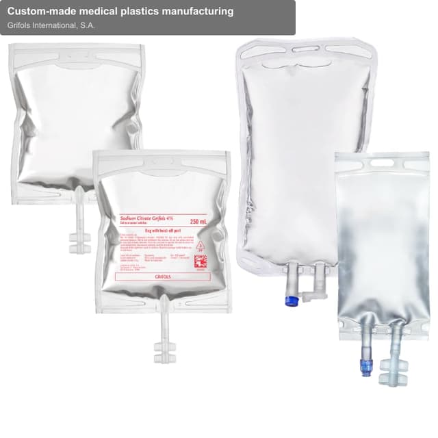 Grifols International, S.A. sell "Custom-made medical plastics manufacturing"
