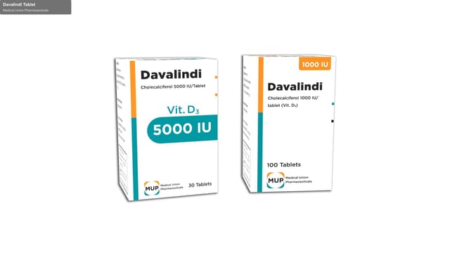 Medical Union Pharmaceuticals sell "Davalindi Tablet"