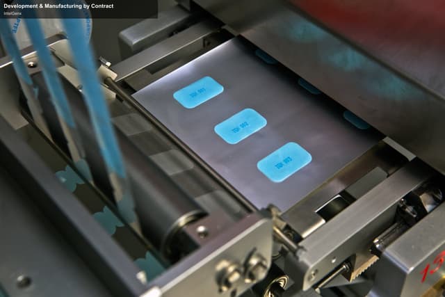 IntelGenx sell "Development & Manufacturing by Contract"